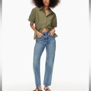 ARITZIA - THE DENIM FORUM - THE JONI HIGH RISE LOOSE 29L - SIZE 24